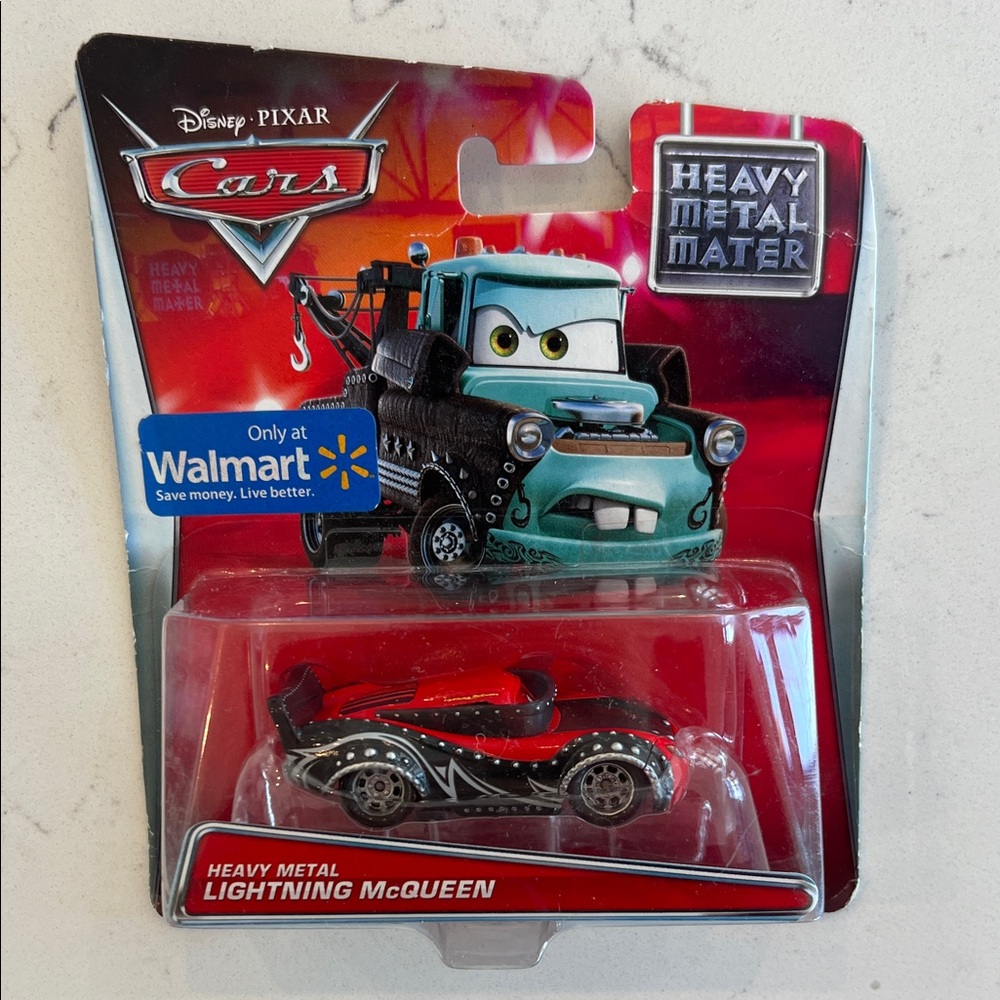 Mattel Cars Heavy Metal Lightning McQueen Toy - Red and Black